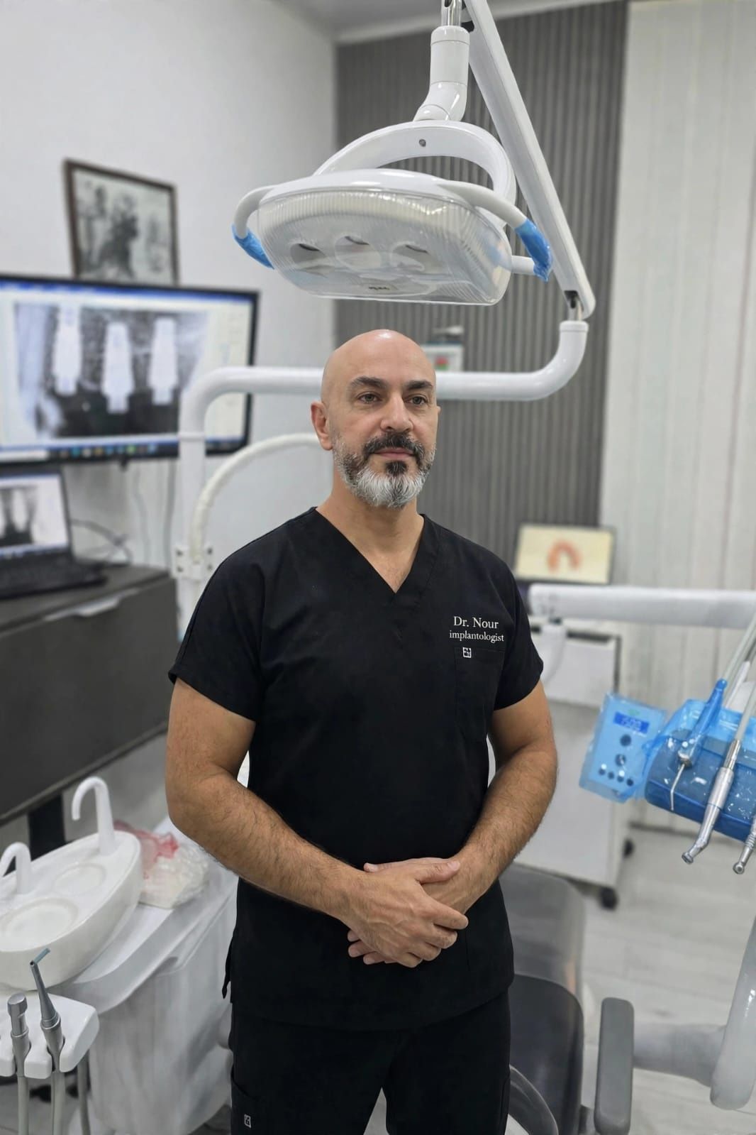 Dr. Nour Khattab Badreddine in his treatment room